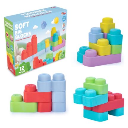 DEDE Baby large soft blocks, 12 pieces, 04005