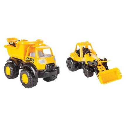 Pilsan truck and excavator