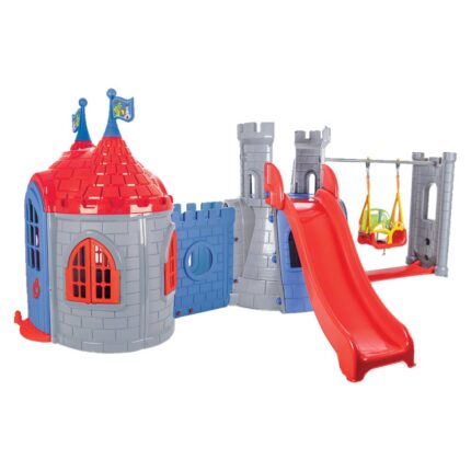 Pilsan Castle set with slides and swing, 168 x 233.5 x 400 cm