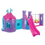 Pilsan Castle set with slides and swing, 168 x 233.5 x 400 cm