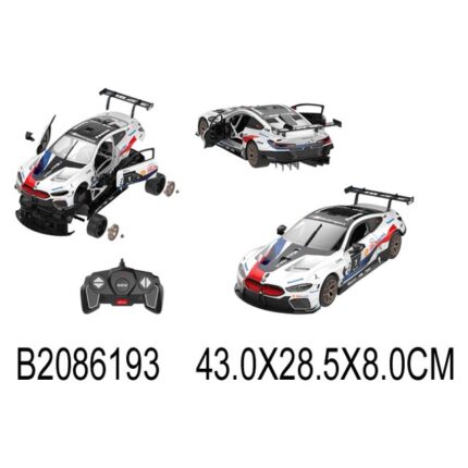 Makinë BMW M8 me telekomandë për montim 1:18
