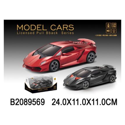 Pull-Back Sports Car with Light and Sound