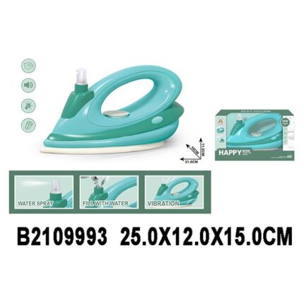 Kids' iron with water spray and vibration
