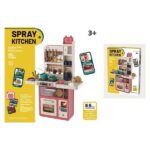 Large kids' kitchen with steam, water, light and sound