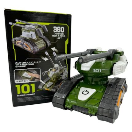 Robot-tank transformer me bateri