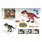 Remote-controlled dinosaur with light, sound and steam