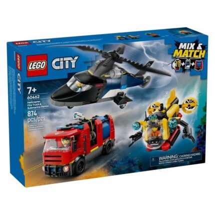 LEGO Fire Helicopter and Submarine 60462
