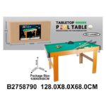 Wooden billiard table for children
