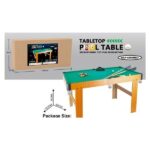 Wooden billiard table for children