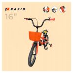 Велосипед 16 Rapid Police Портокалов