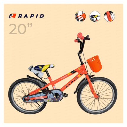 Bicycle 20 Rapid Police Orange