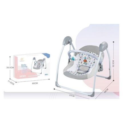 Electric baby cradle with music