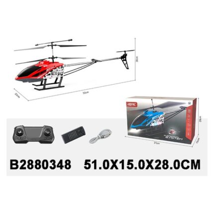 Remote Control Helicopter Helicopter with rechargeable battery and USB cable · Age 8+