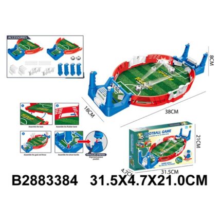 Mini football stadium game for two