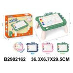 Magnetic drawing board with legs