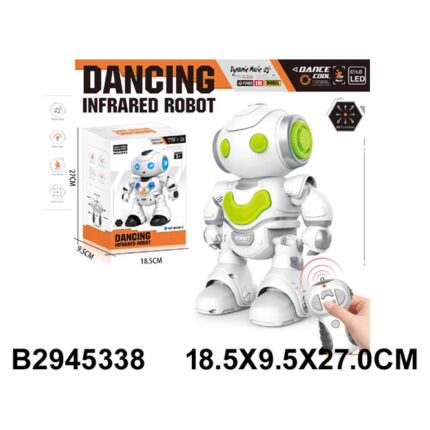 Remote-control dancing robot with light and music
