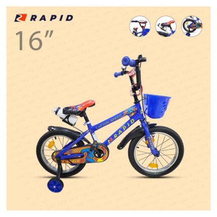 Biçikletë 16 Rapid Captain Speed Blu
