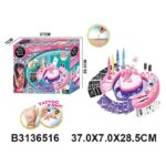 Set tatuazhesh për fëmijë me shabllone dhe markerë