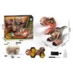 Remote-controlled dinosaur with light, sound and steam
