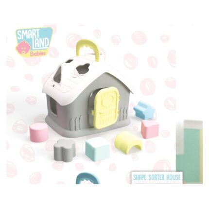MGS Smart Land Bul-tak Ev house shape sorter, 10 pieces, 3839