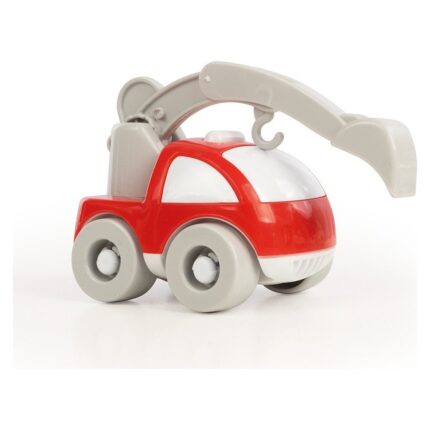 DOLU Ton Ton mini vehicle, excavator truck, red, 5141