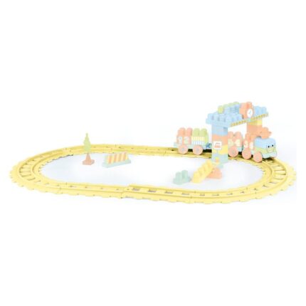 DOLU train with track, 58 pieces, 224 cm, 5221