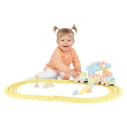 DOLU train with track, 58 pieces, 224 cm, 5221