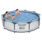 Bestway Pishinë me skelet metalik, 305 x 76 cm