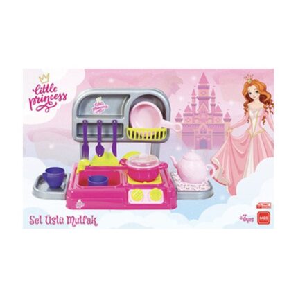 MGS Kuzhinë mini tavoline Little Princess me set çaji, 5755
