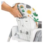 DOLU Lux high chair, grey, 7154