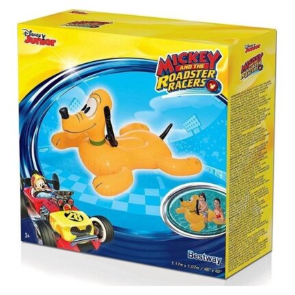 Bestway Mickey Mouse Racers Playful Pluto Animal, 117 x 107 cm