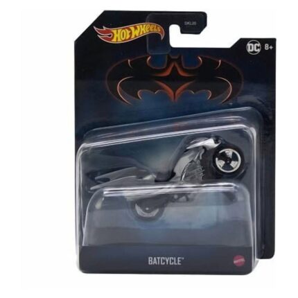 HOT WHEELS Collector model Batman Batcycle 1:50 Premium, black, DKL20
