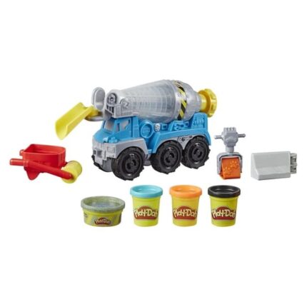 Play-Doh Set kamioni me 4 kuti plastelinë