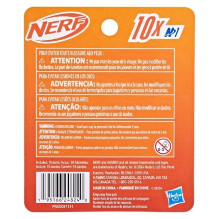 NERF N Series N1 refill darts, 10 pieces, F8636