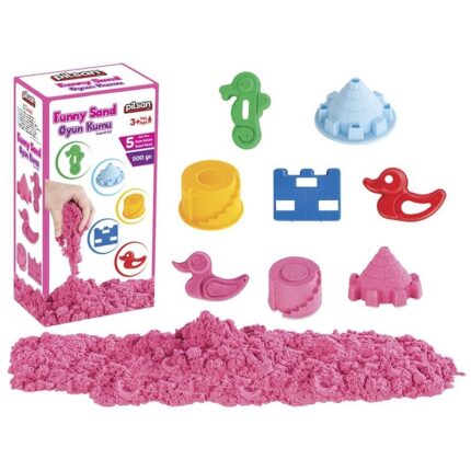 Pilsan Песок за играње Funny Sand 500 g со 5 калапи (асортиман бои) – слика 2