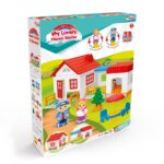 Dede Коцки за градење Куќа на еден кат со 2 фигури и додатоци – слика 3