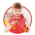 Dede Кактус коцки за градење во кофа со капак, 80 делови – слика 4