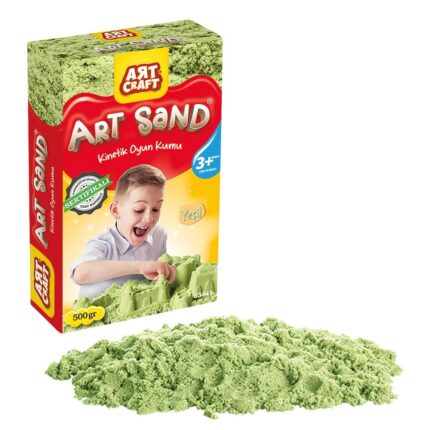 Art Craft Кинетички песок Art Sand 500 g, зелен