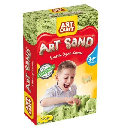 Art Craft Кинетички песок Art Sand 500 g, зелен – слика 2