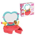 Dede Тоалетна масичка Candy & Ken со огледало срце, 17 делови