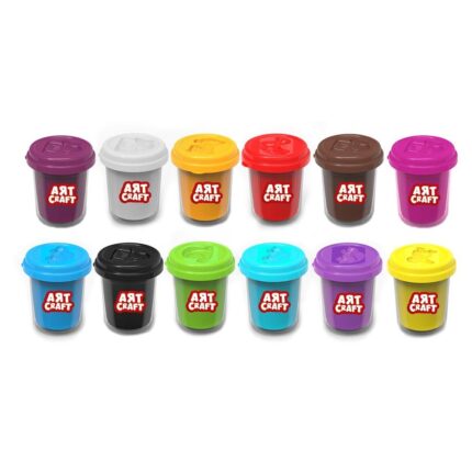 Art Craft Пластелин сет Автобус, 12 × 56 g во 12 бои – слика 2