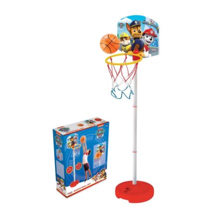 Dede Кош за кошарка Paw Patrol со држач, висина до 126 cm