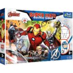 Trefl Primo Двострана сложувалка Super Maxi Marvel Avengers, 24 парчиња