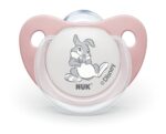 NUK Силиконска цуцла лажалка Trendline Disney Bambi, 0–6 месеци, 2 парчиња – слика 2