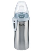 NUK Active Cup Шише од нерѓосувачки челик 215 ml со силиконско клунче