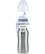 NUK Active Cup Шише од нерѓосувачки челик 215 ml со силиконско клунче – слика 3