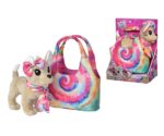 Simba ChiChi LOVE Batik Style plush dog with a colourful bag, 20 cm – image 2