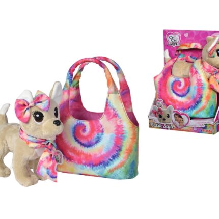 Simba Плишано куче ChiChi LOVE Batik Style со шарена торба, 20 cm – слика 2
