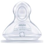 NUK Силиконска цуцла за шише First Choice+, 0–6 месеци, отвор M – слика 2