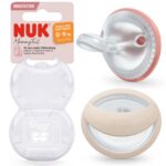 NUK Çucël silikoni Mommy Feel, 0–9 muaj, 2 copë (asortiment)